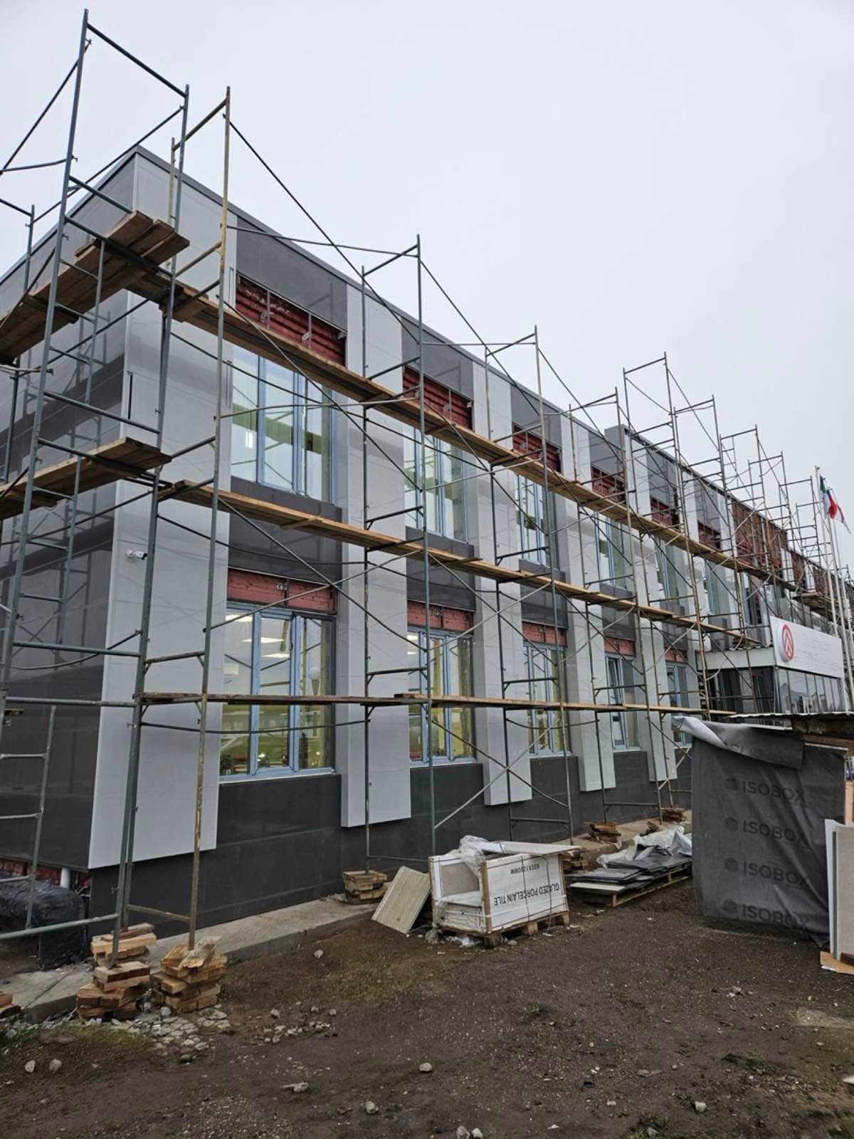 Фасад ЛУКОЙЛ Усинск